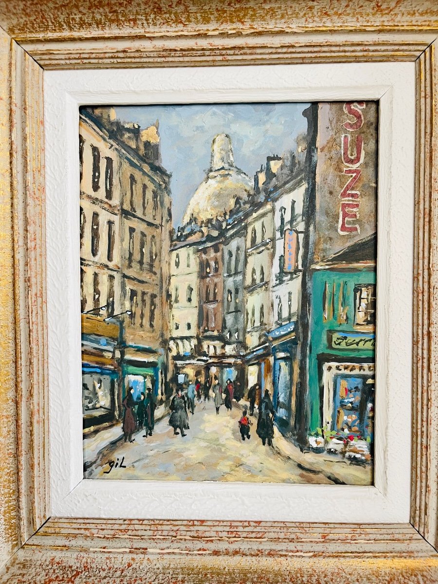 Rue Animée à Montmartre - Gil-photo-2